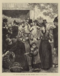 St Denis, chegada do trem das esposas de Paris